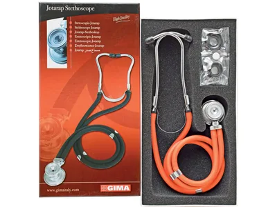Stetoscop dual head Jotarap - Y portocaliu