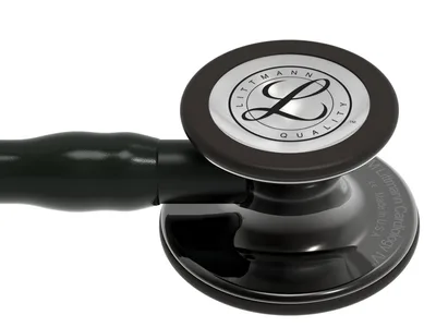 Stetoscop Littmann Cardiology IV - 6232 - negru - finisaj fumuriu cu lustru ridicat