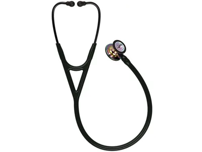 Stetoscop Littmann Cardiology IV - 6240 - negru - finisaj rainbow