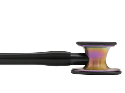 Stetoscop Littmann Cardiology IV - 6165 - negru - finisaj rainbow