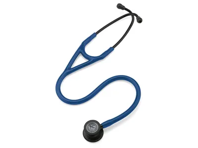 Stetoscop Littmann cardiologie IV - 6168 - bleumarin - finisaj fumuriu