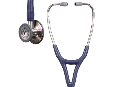 Stetoscop Littmann Cardiology IV - 6187C - albastru mezzanin - finisaj inox