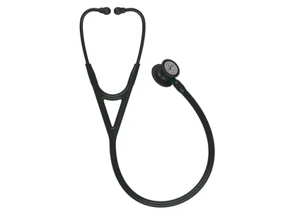 Stetoscop Littmann Cardiology IV - 6201 - negru - finisaj negru - tija albastră