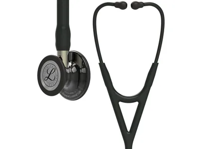 Stetoscop Littmann Cardiology IV - 6204 - negru - finisaj luciu inalt fumuriu