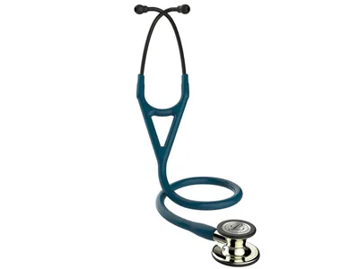 Stetoscop Littmann Cardiology IV - 6190 - caribbean blue - champagne finish