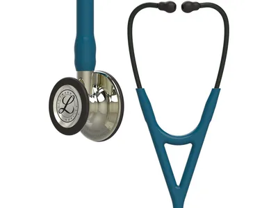 Stetoscop Littmann Cardiology IV - 6190 - caribbean blue - champagne finish