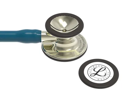 Stetoscop Littmann Cardiology IV - 6190 - caribbean blue - champagne finish