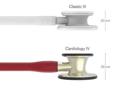 Stetoscop Littmann Cardiology IV - 6176 - burgundy - champagne finish