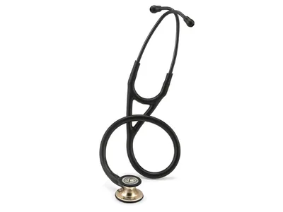 Stetoscop Littmann Cardiology IV - 6179 - negru/champagne - finisaj fumuriu