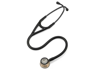 Stetoscop Littmann Cardiology IV - 6179 - negru/champagne - finisaj fumuriu
