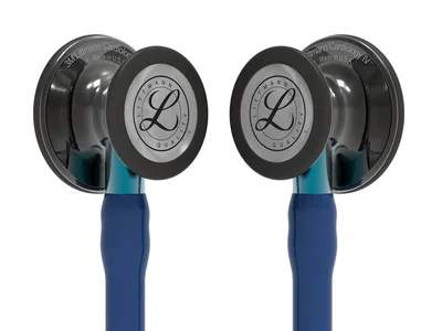 Stetoscop Littmann Cardiology IV - 6202 - navy - high polish smoke finish