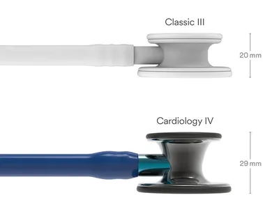 Stetoscop Littmann Cardiology IV - 6202 - navy - high polish smoke finish