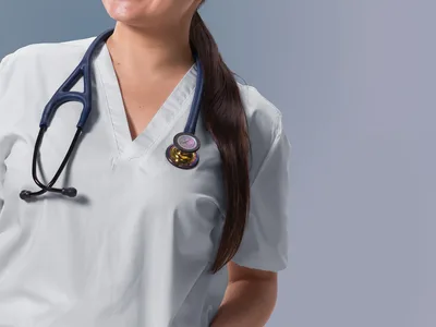 Littmann Cardiology IV - 6242C - albastru navy - piesa toracica rainbow luciu inalt