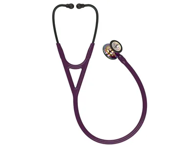 Stetoscop Littmann Cardiology IV - 6239 - prune - finisaj rainbow lustruit - tije violet