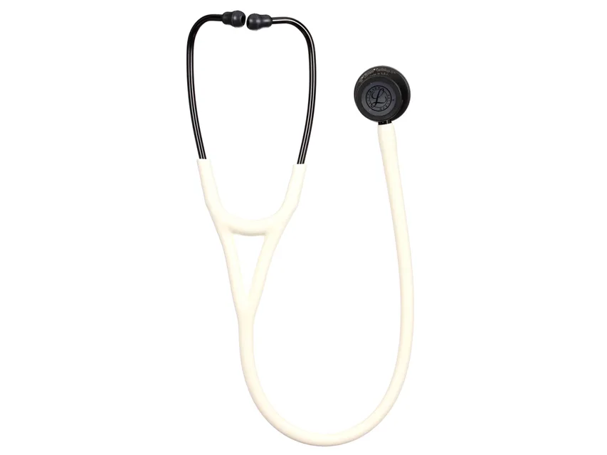 Littmann Cardiology IV - 6186C - alabaster - black finish - black stem