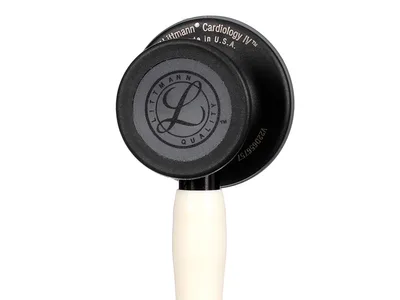 Littmann Cardiology IV - 6186C - alabaster - black finish - black stem