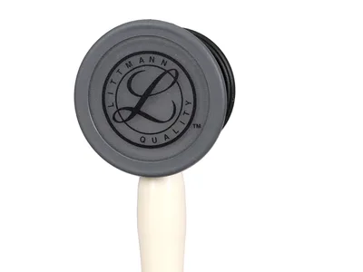 Littmann Cardiology IV - 6186C - alabaster - black finish - black stem