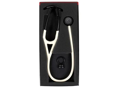 Littmann Cardiology IV - 6186C - alabaster - black finish - black stem