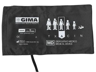 Manseta premium pentru adulti + 1 tub elastică - gri inchis