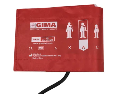 Manșetă adult + 1 tub balon 49x15 cm - nylon roșu