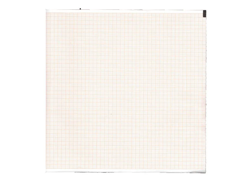 Hârtie termică ECG 210x300 mm x200s pachet - grilă portocalie
