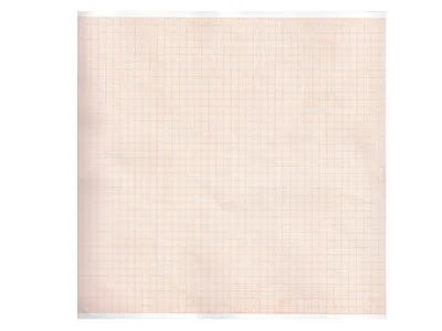Hârtie termică ECG 210x30 mm x m role - grilă portocalie