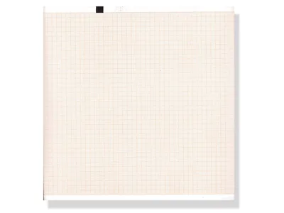 Hârtie termică ECG 210x280 mm x200s pachet - grilă portocalie
