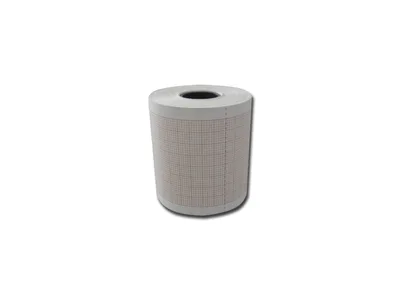 Hârtie termică ECG 50x25 mm x m role - grilă portocalie