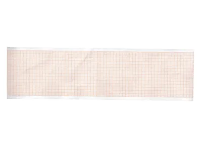Hârtie termică ECG 80x25 mm x m rola - grilă portocalie