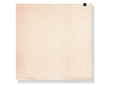 Hârtie termică ECG 210x295 mm x150s pachet - grilă portocalie