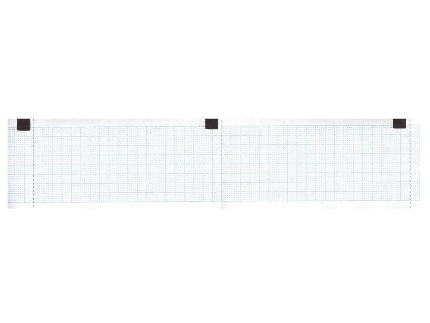 Hârtie termică ECG 50x30 mm x m role - grilă albastră