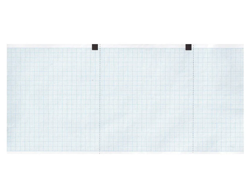 Hârtie termică ECG 120x18 mm x m rola - grilă albastră