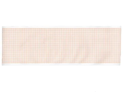 Hârtie termică ECG 90x28 mm x m rolă - grilă portocalie