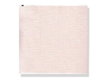 Hârtie termică ECG 210x280mm x200s pack - grilă portocalie