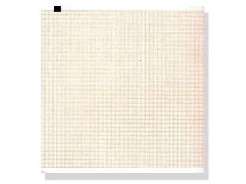 Hârtie termică ECG 210x300mm x200s pack - grilă portocalie