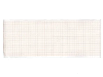 Hârtie termică ECG 108x23 mm x m rola - grilă portocalie