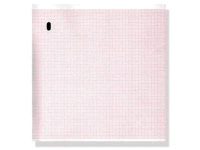 Hârtie termică ECG 215x280mm x300s pachet - grilă portocalie