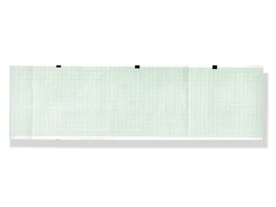 Hârtie termică ECG 90x90mm x390s pachet - grilă verde