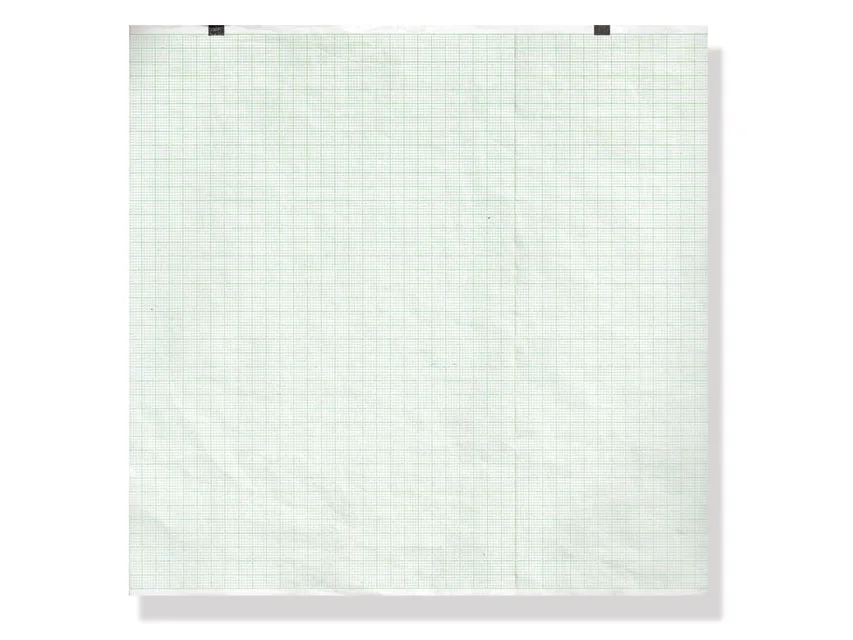 Hârtie termică ECG 210x140mm x250s pachet - grilă verde