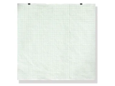 Hârtie termică ECG 210x140mm x250s pachet - grilă verde