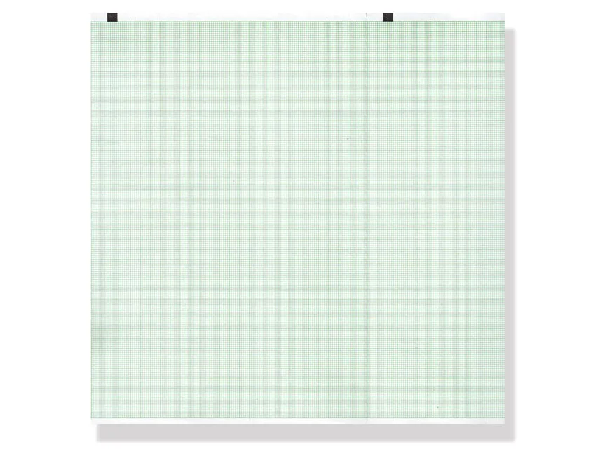 Hârtie termică ECG 210x140mm x150s pachet - grilă verde
