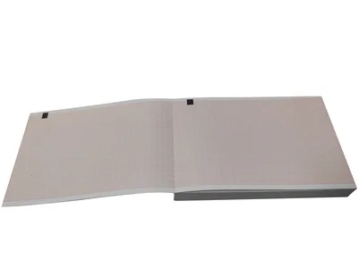 Hârtie termică ECG 100x150mm x200s pachet - grilă portocalie
