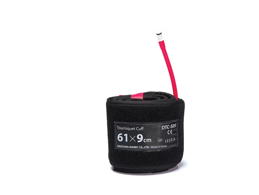 No pinch single cuff 61 x 9 cm - arm L or thigh S - red - spare