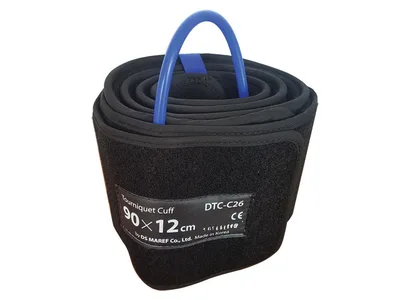 Manșetă conic simplă fără apăsare 90 x 12 cm - coapsă L - albastru - piesă de schimb