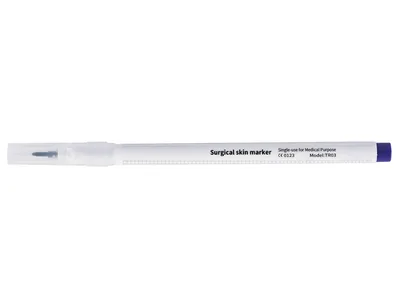 Marker chirurgical pentru piele - vârf simplu 1.0 mm - steril