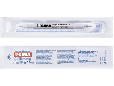 Marker chirurgical pentru piele - vârf dublu 0.5 și 1.0 mm - steril