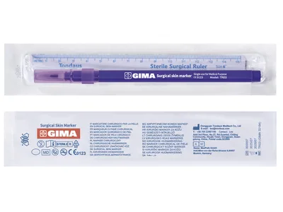 Marker chirurgical pentru piele - vârf simplu 1.0 mm - steril