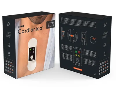 Cardionica 1 canal ECG cu AFib și Bluetooth