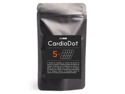 Plasture ECG reutilizabil Cardiodot 13x4.5 cm pentru Cardionica