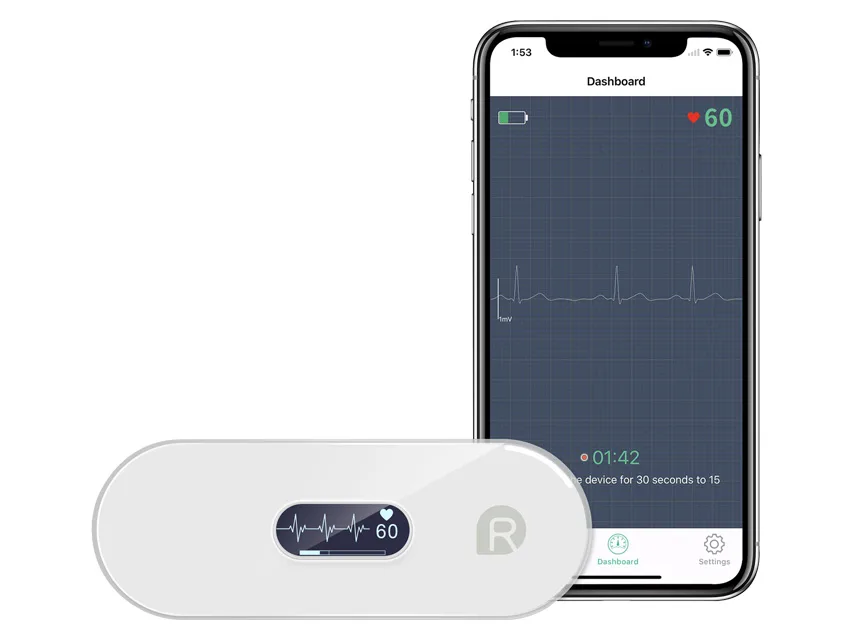 Monitor ECG/EKG portabil DuoEK S cu mânere